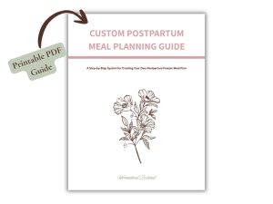 Custom Postpartum Meal Planning Guide