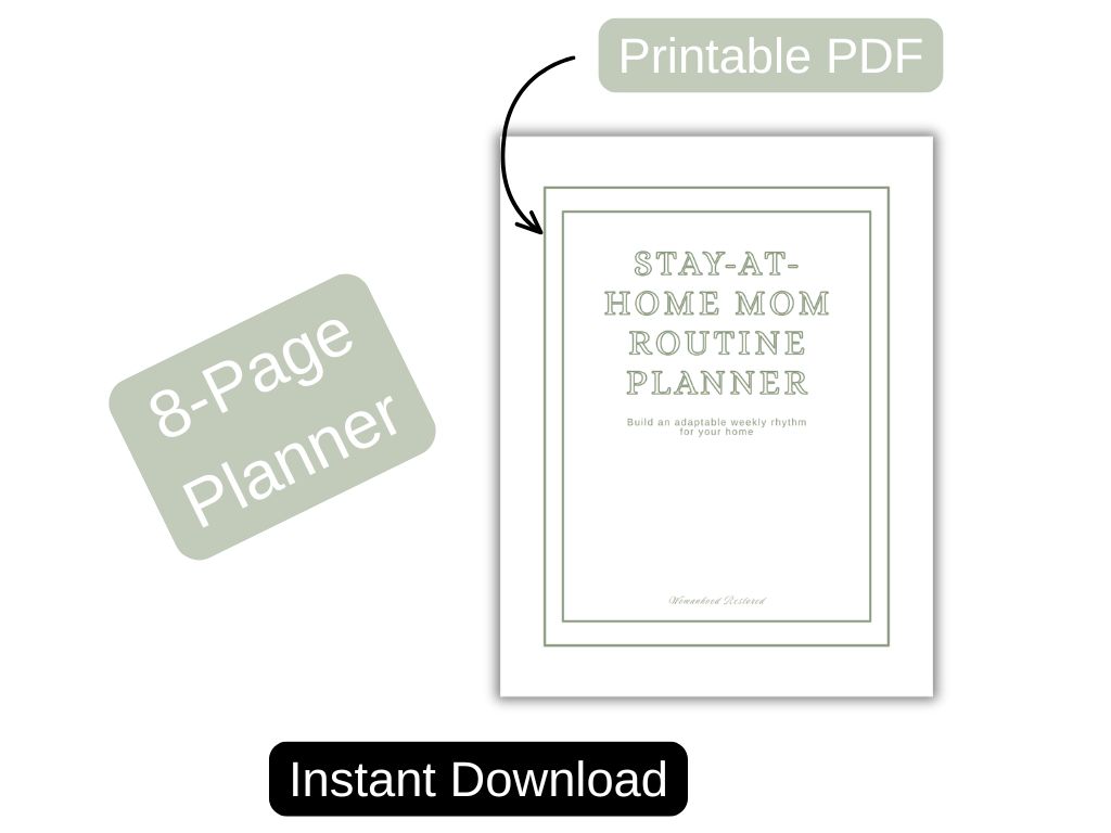 Stay-at-Home Mom Routine Planner