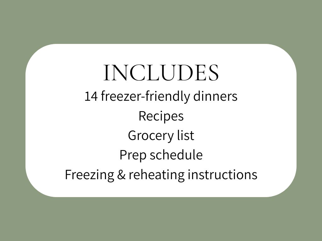 Done-For-You 2 Week Postpartum Freezer Meal Plan - Image 2